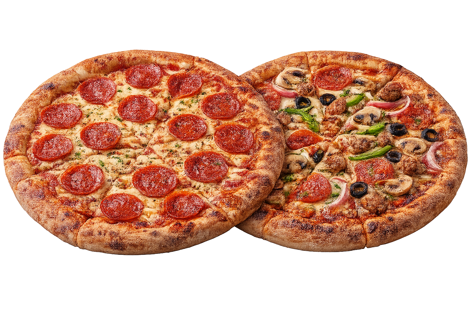 2 × 10" Pizzas
