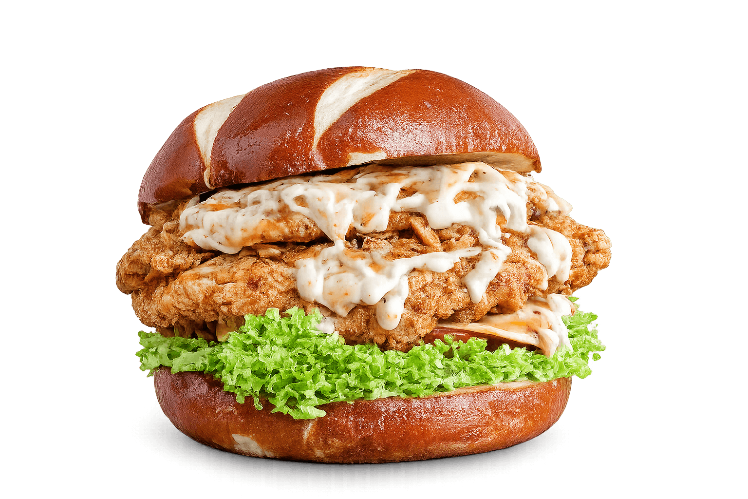 Crispy Chicken Tower Burger